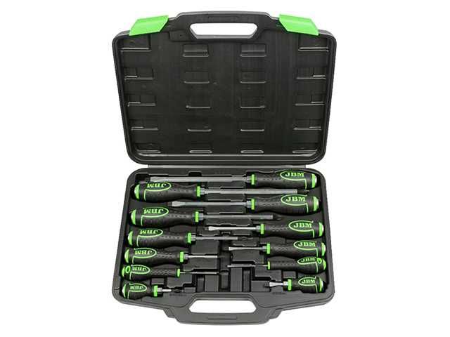 Jogo Chaves Fenda Impacto 12 Peças | JBM 54126