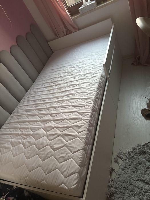 Łózko ze stalazem 3 przegrody materac gratis pan materac 20 cm
