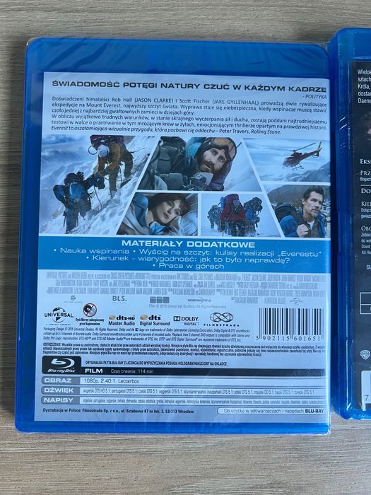 Everest, Gra o Tron sezon 8 ,blu ray disc nowe w folii