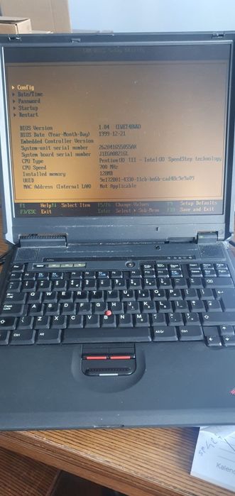 Laptop Thinkpad A20m