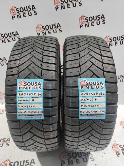 2 pneus semi novos Michelin 225-65R16C - Oferta dos Portes