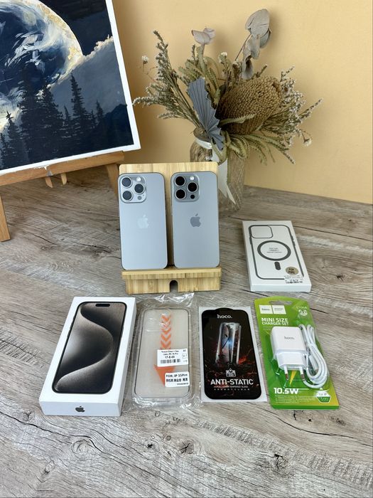 100% акб iPhone 15 pro 128/ 256 gb Titanium Neverlock Apple Айфон про