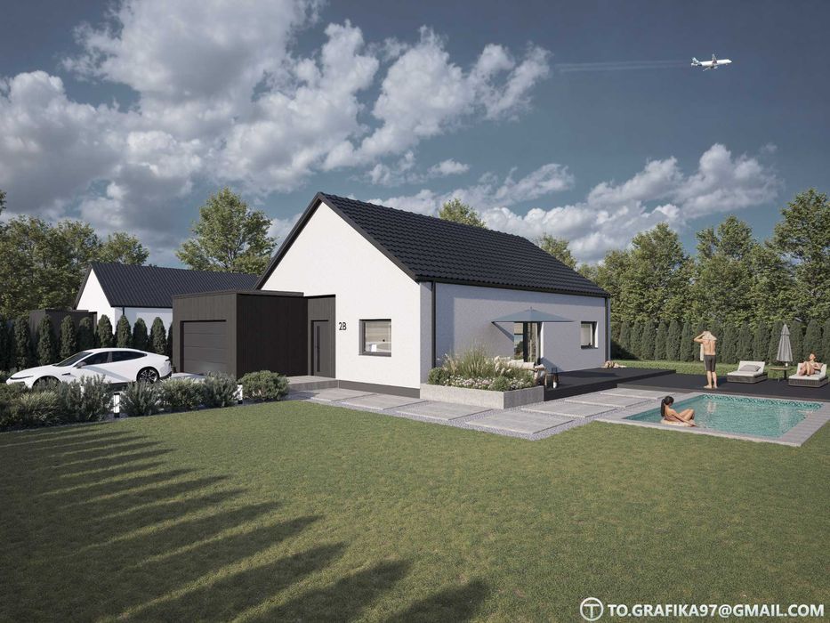 Wykonam Tanio Wizualizacje 3D - Elewacje, Wnętrza (od 300zł!)