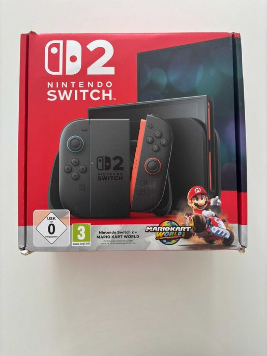 Nintendo Switch 2 + Jogo Mario Kart World (Novo)