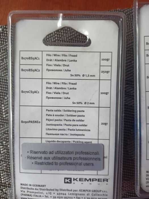 Kemper cyna 500gr nowa gw