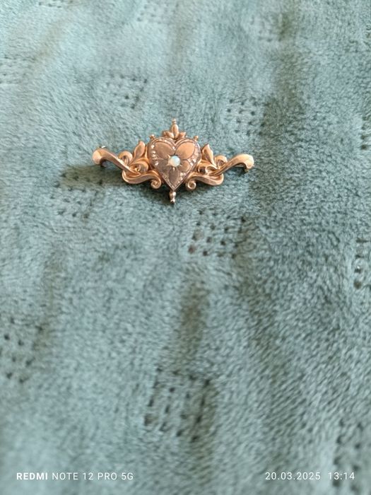 Broszka  Art Nouveau.