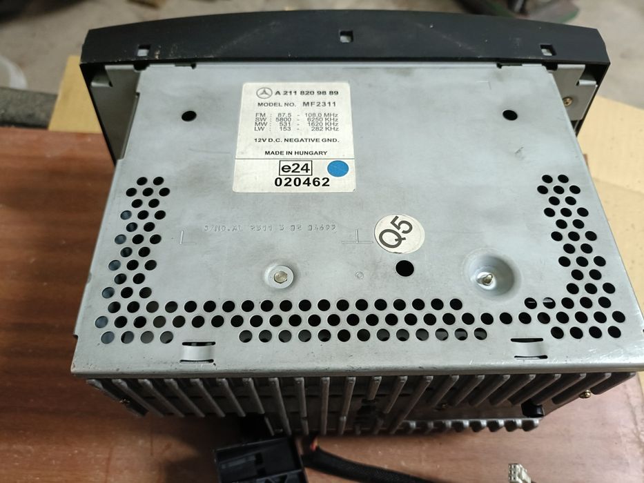 Auto rádio+Leitor CD Mercedes