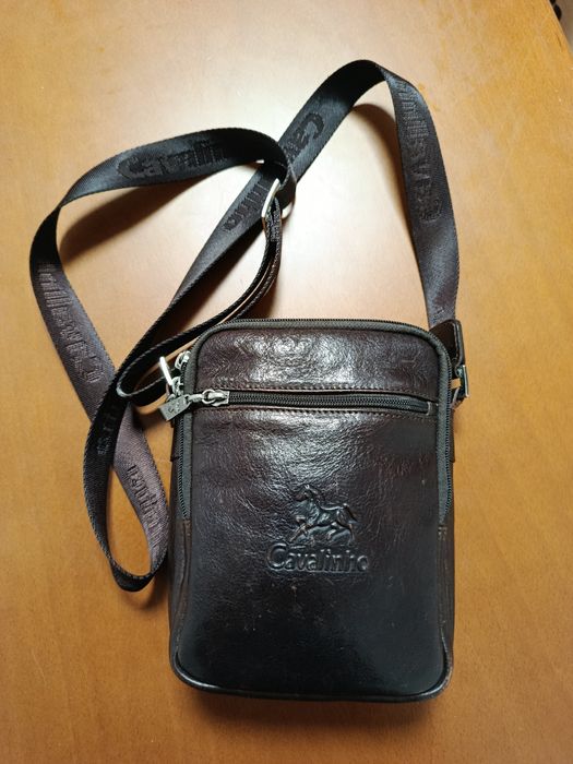 Bolsa em pele cavalinho