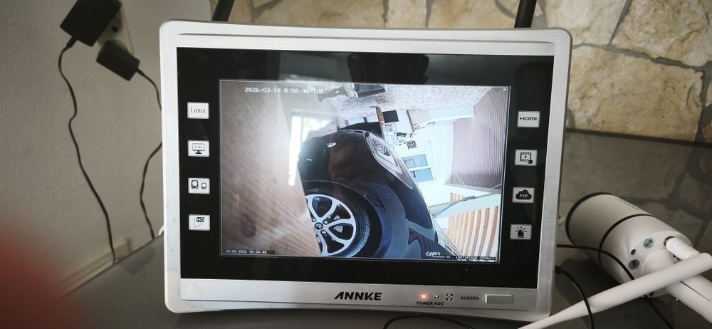 Sistema NVR Wi-Fi com 4 câmara 1 monitor 1 disco de 1 TB