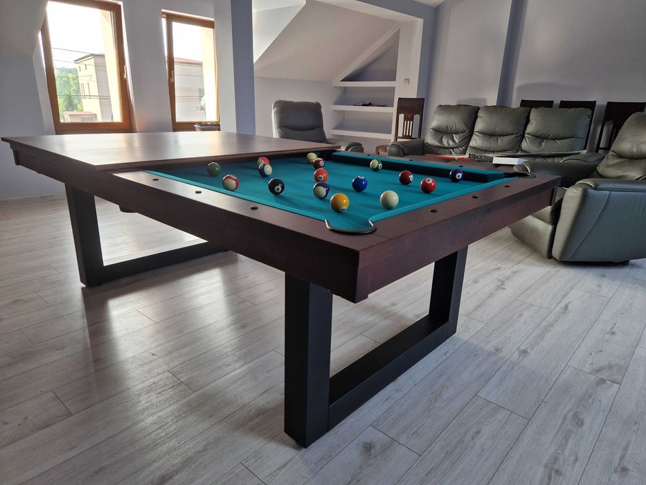 Stół do bilarda 3w1 blat jadalniany ping pong