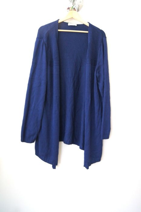 ciemnoniebieski granatowy sweterek oversize 48 50 XXXXL duży rozmiar