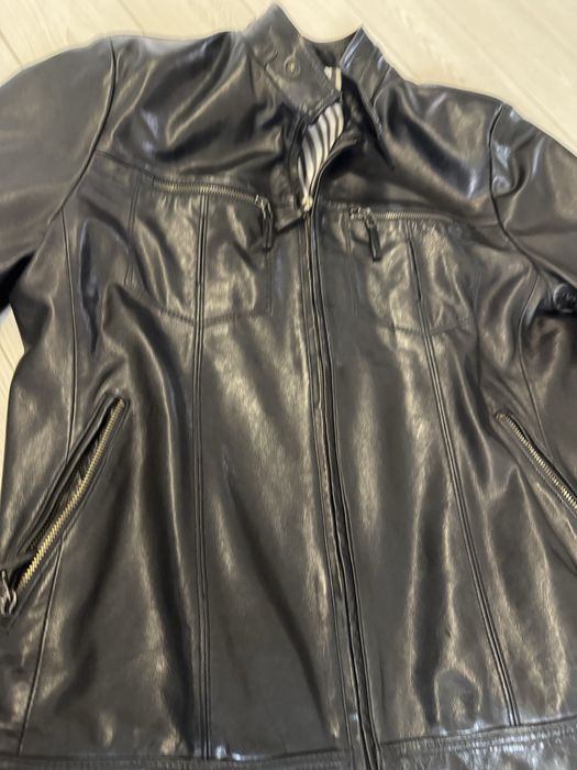 Шкіряна куртка Trussardi