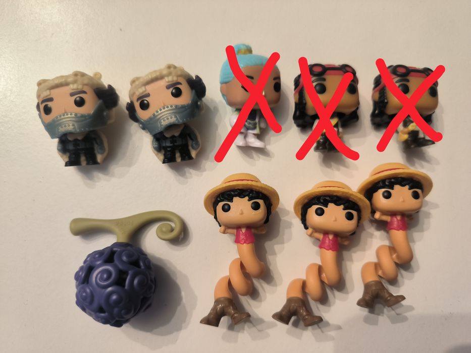 Кіндер фігурки one piece kinder joy