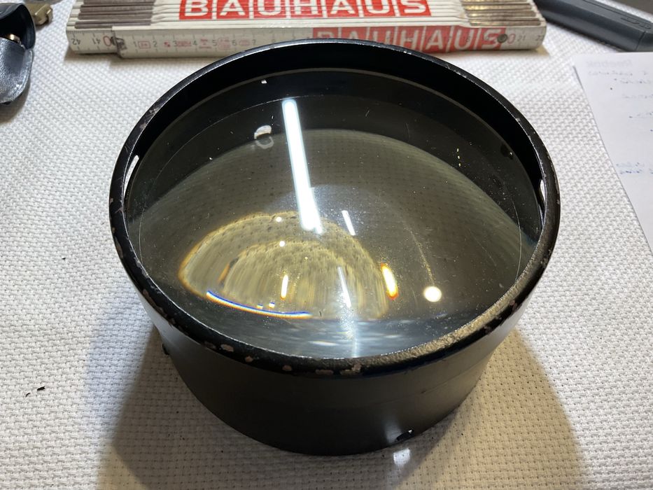 Lupa antiga de leitura