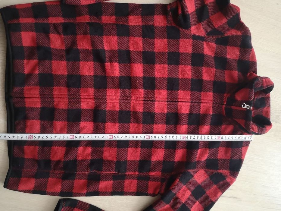 Polar męski w kratę Uniqlo rozmiar S