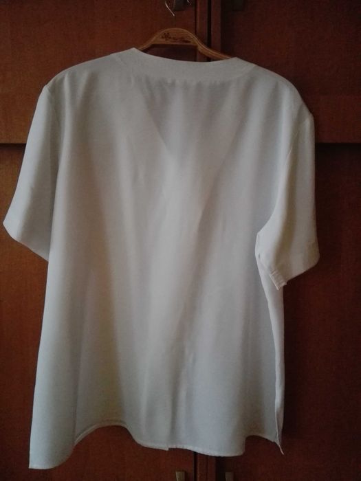 Biała, letnia, elegancka XXL