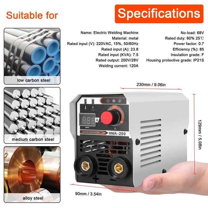 Inverter Soldador,120 A.NOVA.