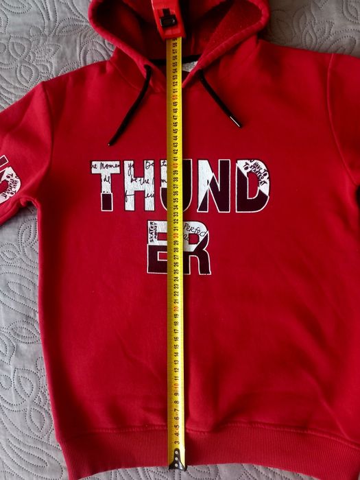 Бордове худі THUNDER