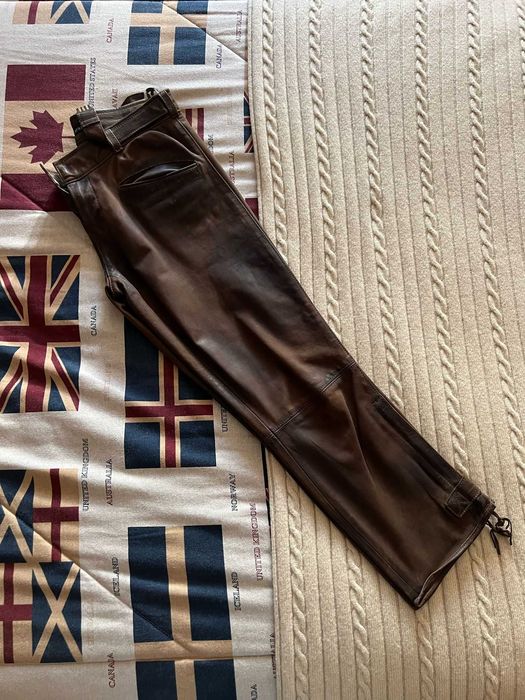 Calças Pele Polo Ralph Lauren