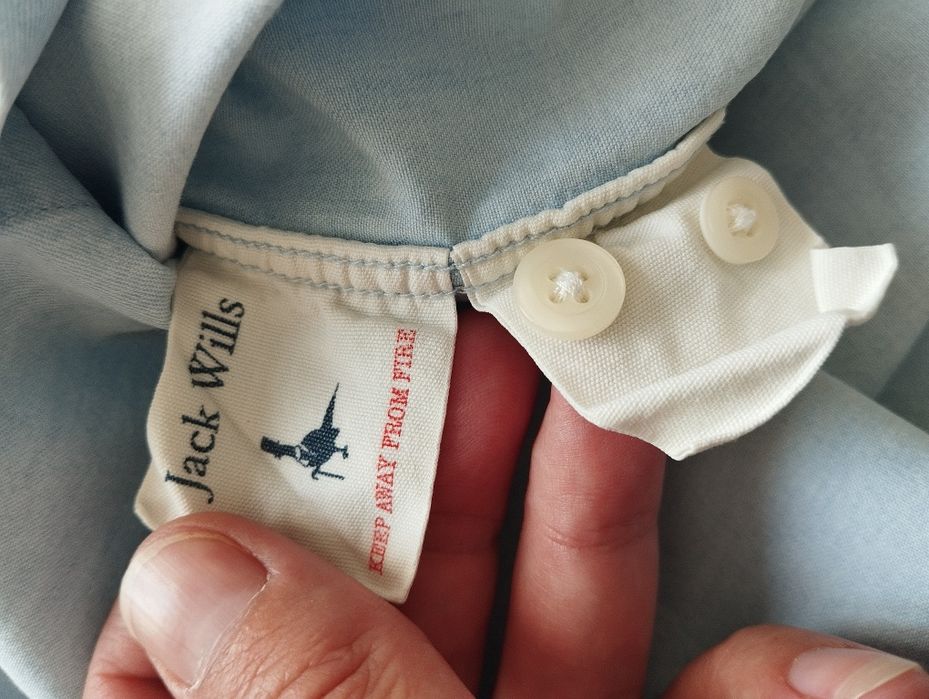 Niebieska, błękitna, jeansowa koszula, bawełniana r.XS Jack Wills