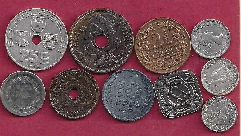 LOTE   10    MOEDAS  Diversas Antigas  Muito Interessantes