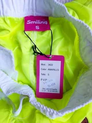 Calcão amarelo fluorescente