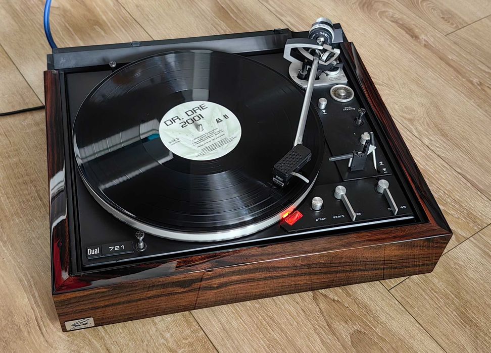 Gramofon Dual CS 721 + SHURE V-15 III Orzechowy