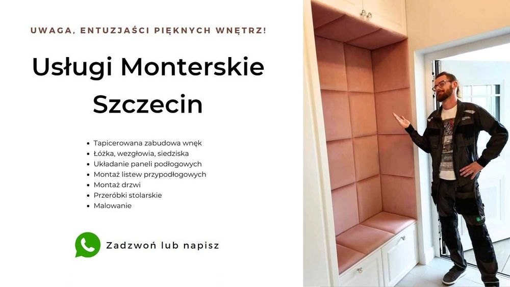 Montaż mebli, kuchni, usługi stolarskie