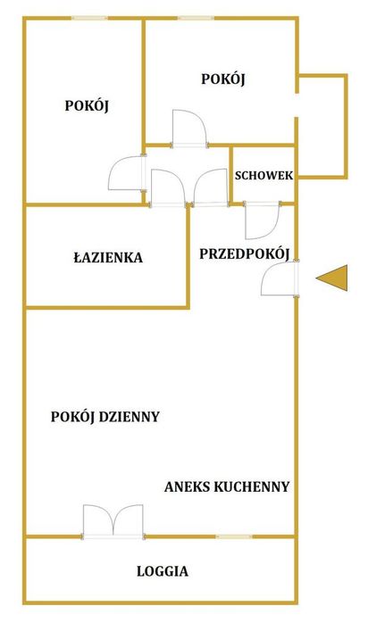 Mieszkanie 3 pokoje do wejścia Granata- Wrotków