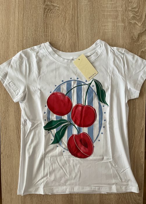 Koszulka t-shirt wiśnie cherry