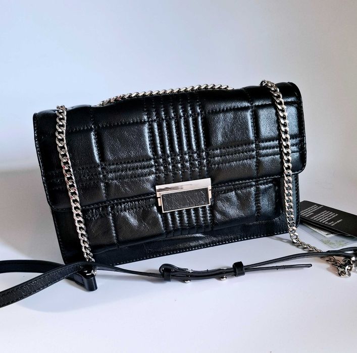 Класна шкіряна сумка polina & eiterou