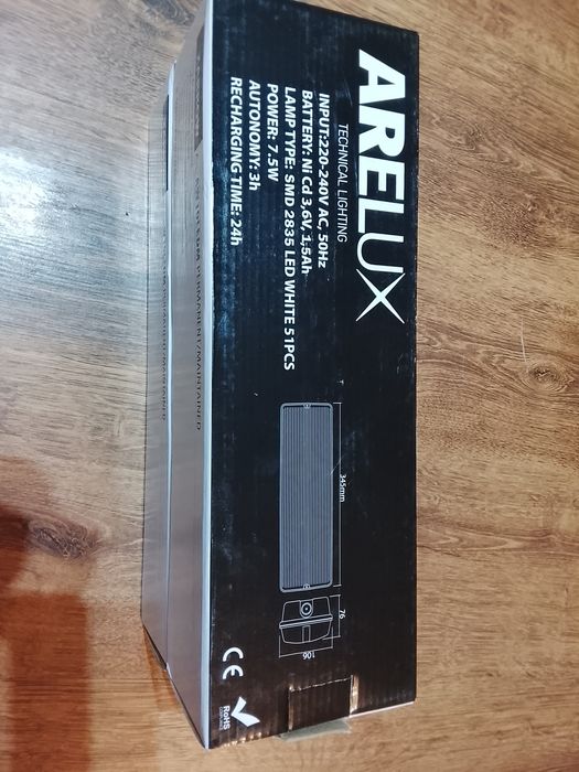 Oprawa lampa awaryjna ewakuacyjna 7,5w  XARROW  AW10LEDM