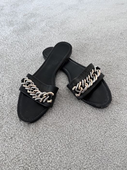 Klapki Zara 38 czarne