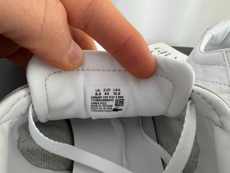 Кросівки, кеди шкіряні Lacoste Carnaby Evo (Оригінал, 44 р).