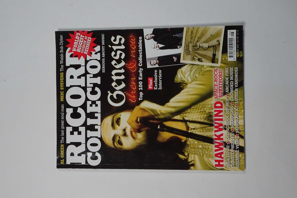 Record Collector, 339, Ago2007 Genesis rarities; Hawkwind. EnvioGrátis