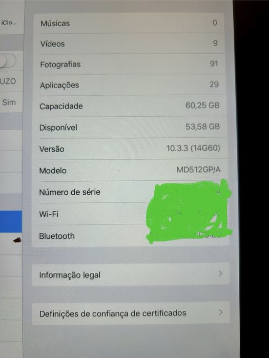 Ipad 4a Geração - 64gb - Modelo A1458