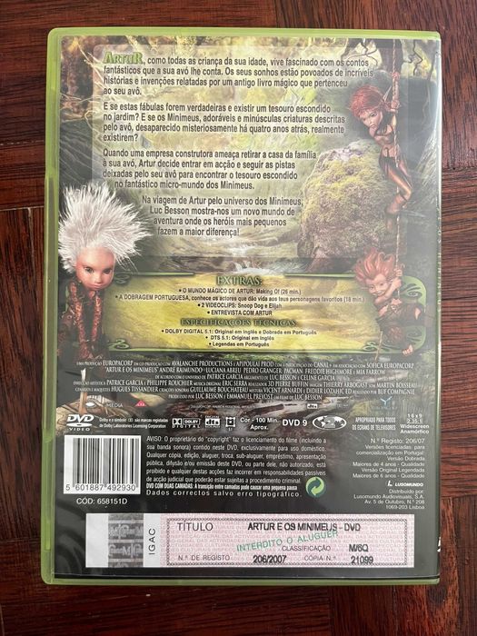 DVD Filmes de animação (2003 - 06) DUB PT-PT