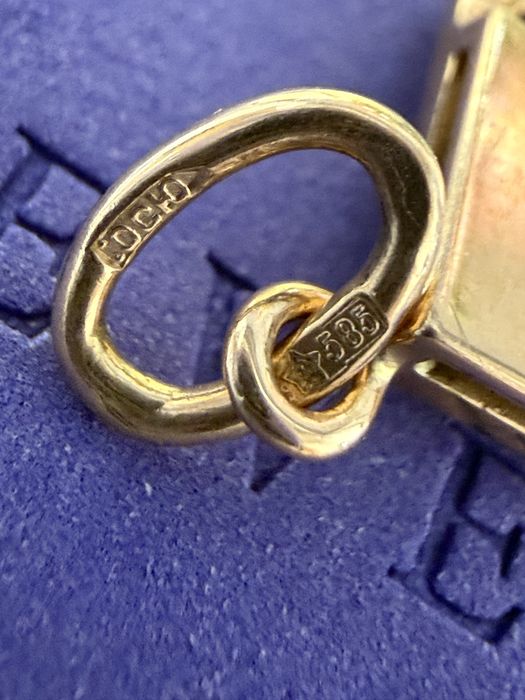 Золотая подвеска 583 пробы