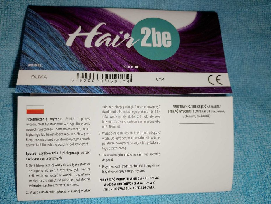 Peruka w stylu Boba ROKOKO dla kobiet