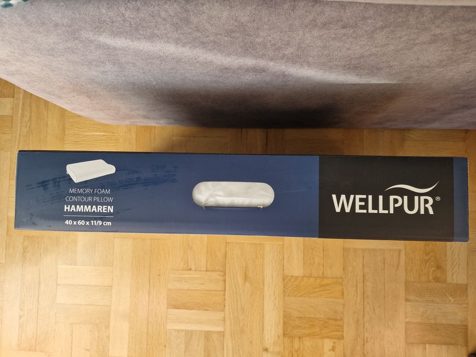 Подушка ортопедическая ортопедична JYSK Wellpur HAMMAREN 40х60х11/9 см