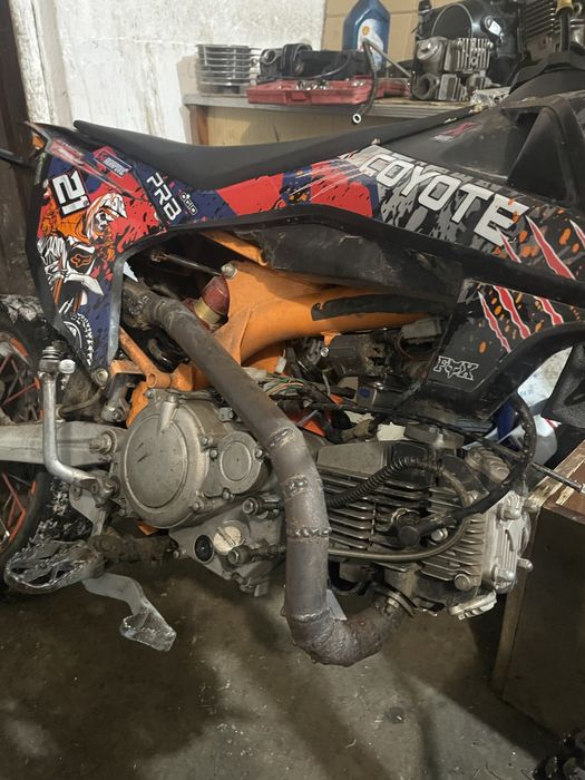 Мотор 150кубов вторичное сцепление питбайк альфа дельта