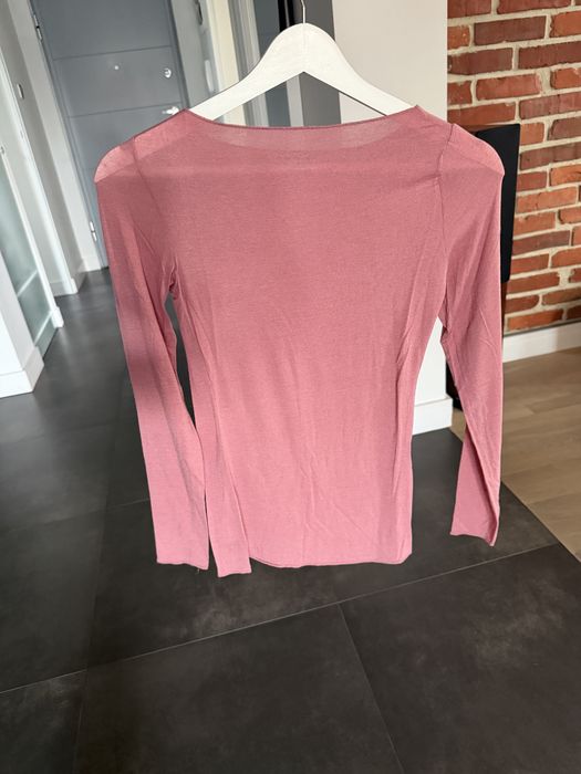 Intimissimi nowa różowa bluzka S 36 top modal Kaszmir dekolt łódka ultralight