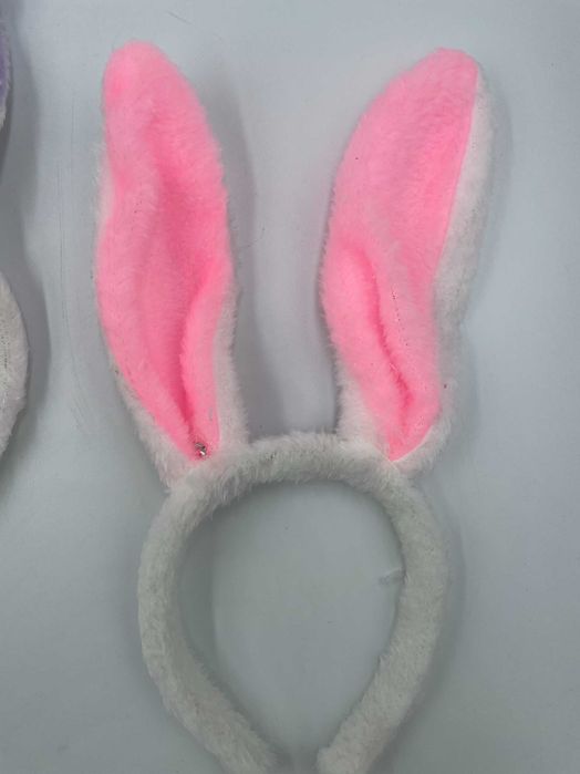 7 x Pluszowe Uszy Króliczka Buny Opaski pluszowe