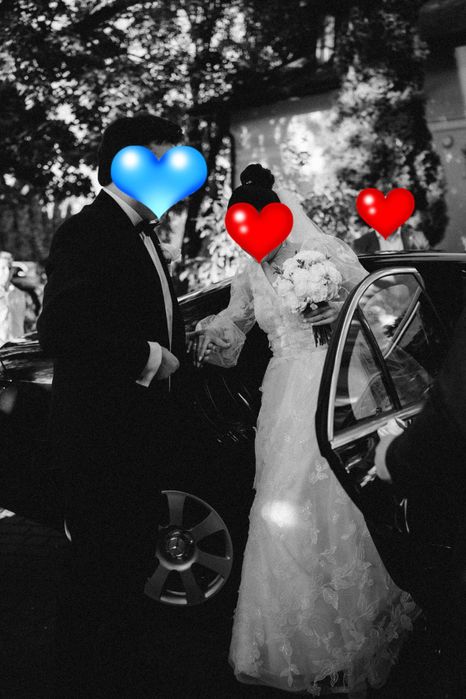 Suknia ślubna BOHO długi rękaw