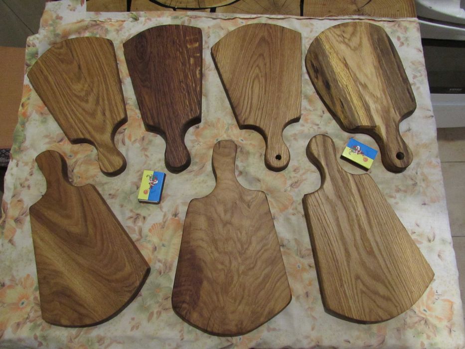 Разделочные доски из дуба.