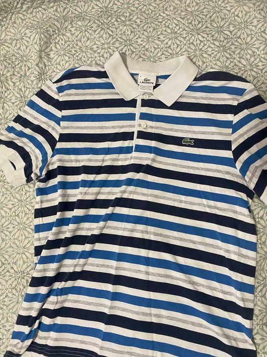 Поло Lacoste зі смужками