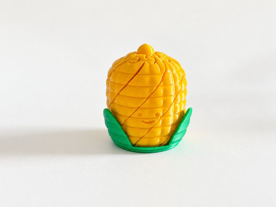 Brinquedo de descompressão em forma de milho