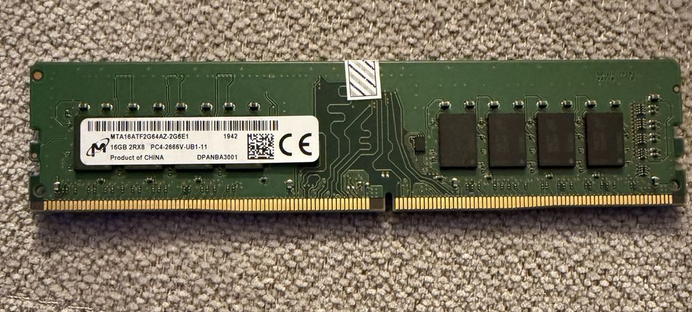 Ram micron 16GB ddr4 PC4-2666 nowa