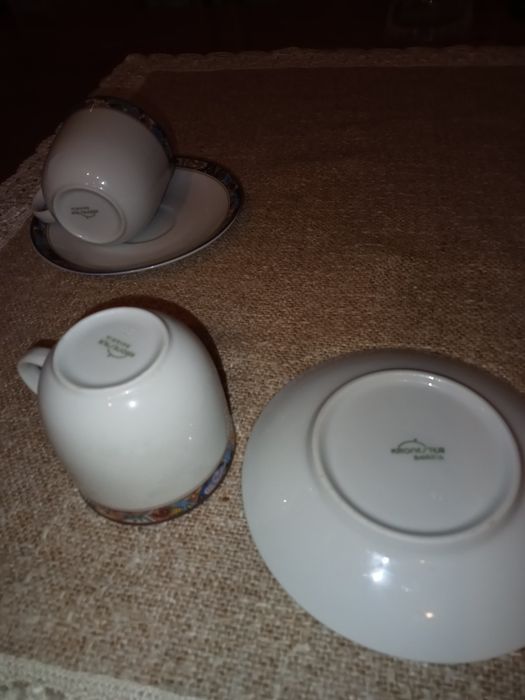 Piękny, radosny zestaw do kawy mokka Bavaria