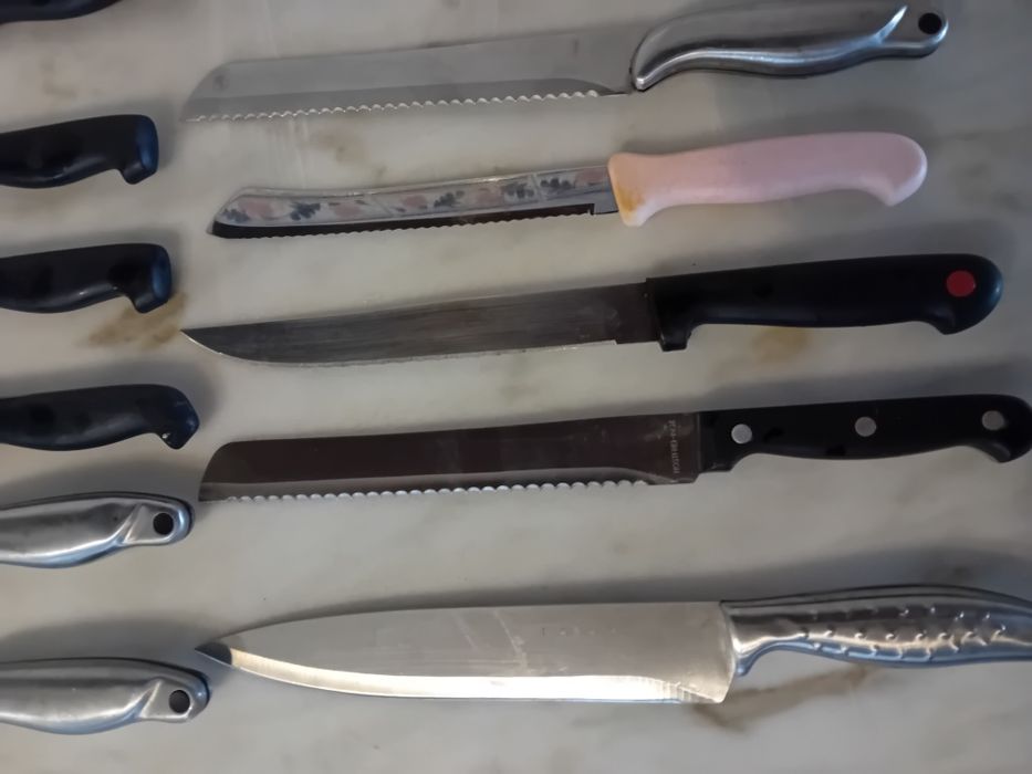 Conjunto de 11 Facas Cozinha Diversas